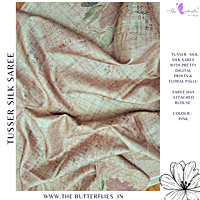 TUSSER SILK SAREE SFHSTSK23690