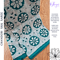 CHANDERI SILK SAREE RTFSCDS23731