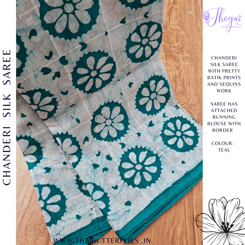 CHANDERI SILK SAREE RTFSCDS23731