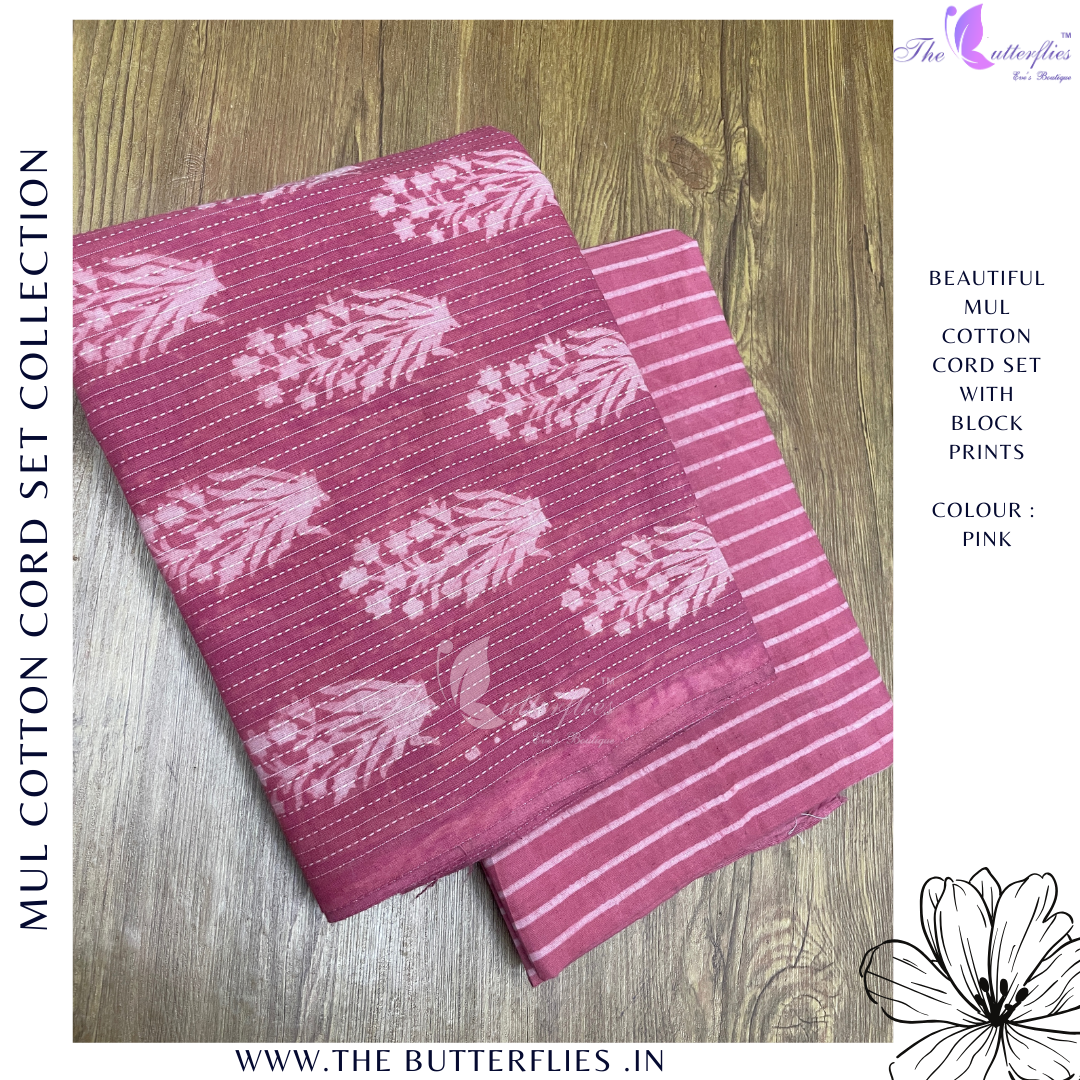 MUL COTTON CORD SET SHPCSTC24097