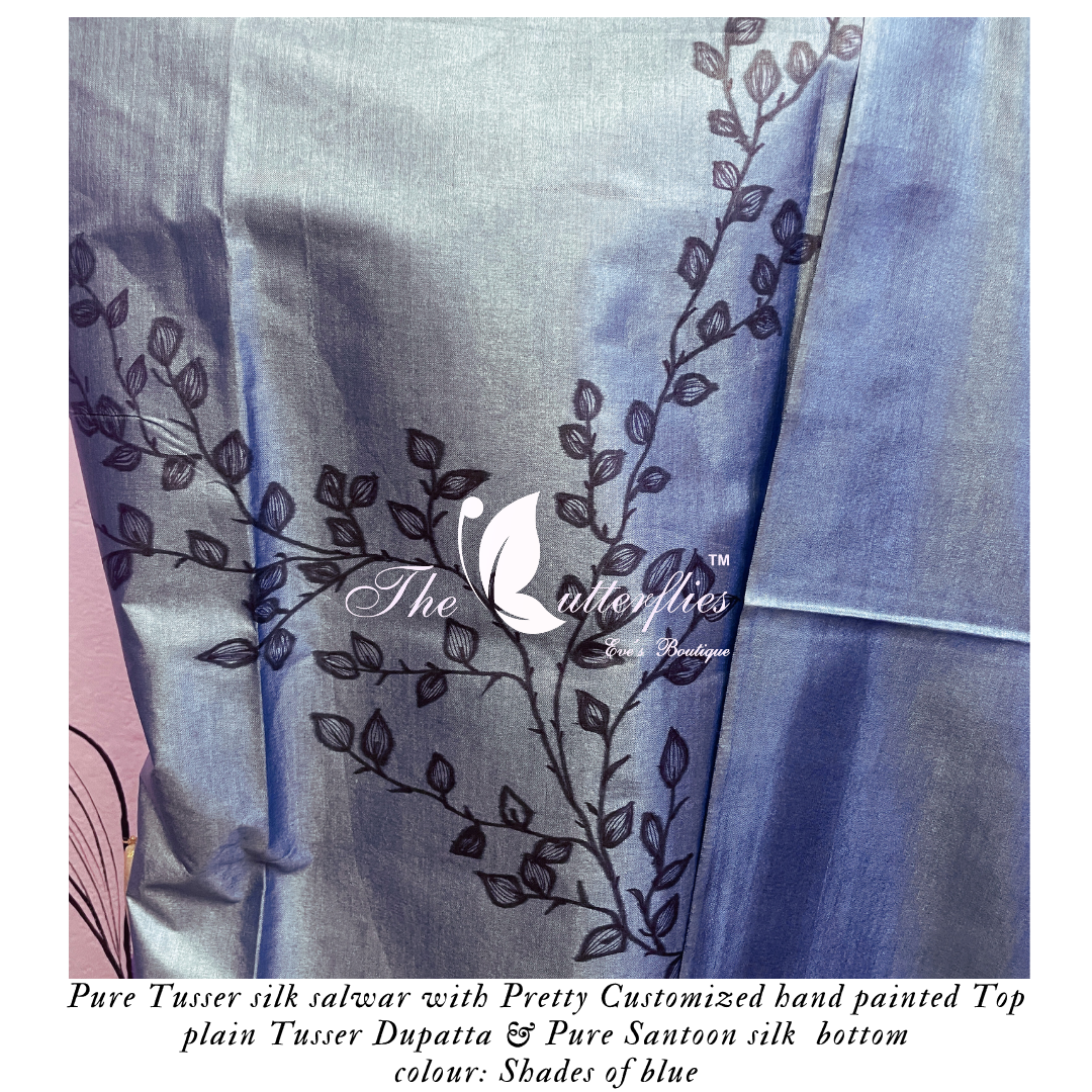 PURE TUSSER SILK SALWAR ANCCTRS24222