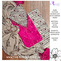 PURE COTTON SALWAR SUIT ORDCCOT24373