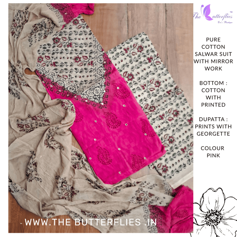 PURE COTTON SALWAR SUIT ORDCCOT24373
