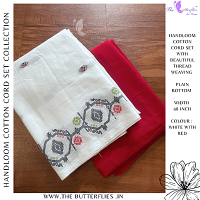 HANDLOOM COTTON CORD SET MAHCHAC24393