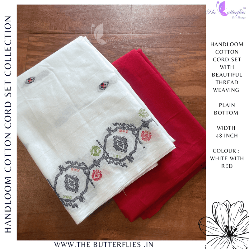 HANDLOOM COTTON CORD SET MAHCHAC24393