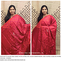 TUSSER SILK SAREE APASTSK24591