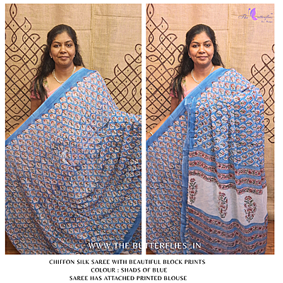 CHIFFON SILK SAREE ssgSGRS24774