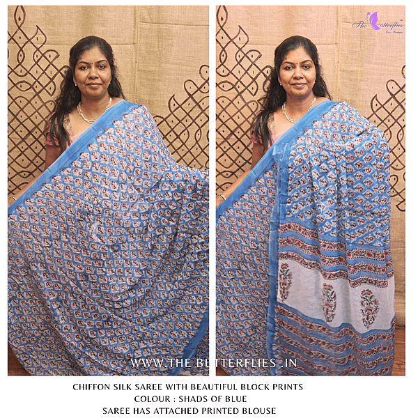CHIFFON SILK SAREE ssgSGRS24774