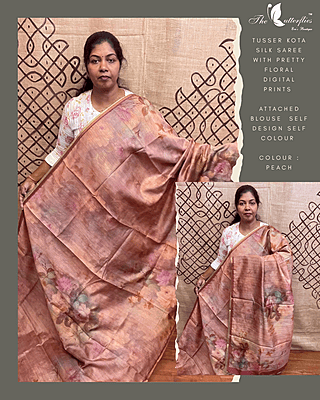 KOTA TUSSER SILK SAREE KKISKOT25153