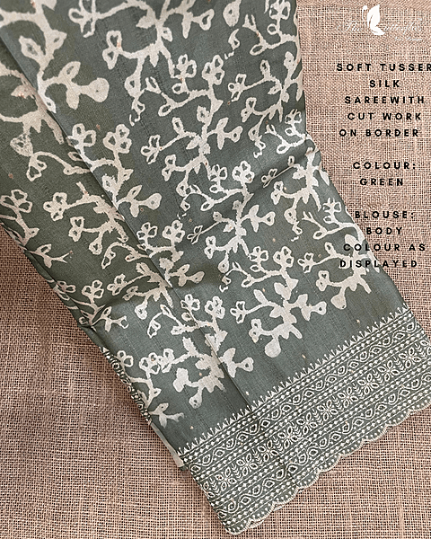 TUSSER SILK SAREE KKISTUS25190 TUSSER SILK SAREE KKISTUS25190