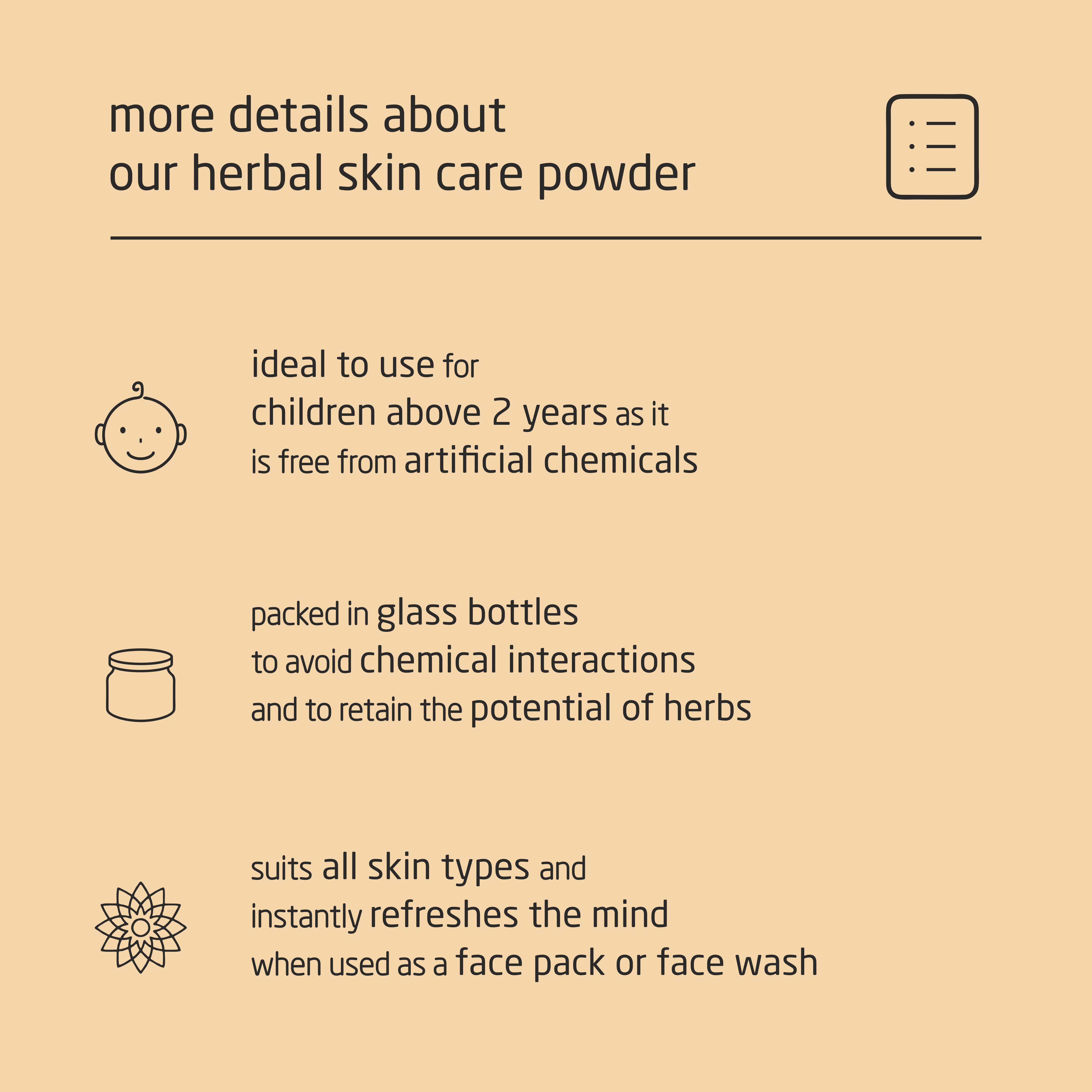 Super Premium Herbal Skin Care Powder - 100g
