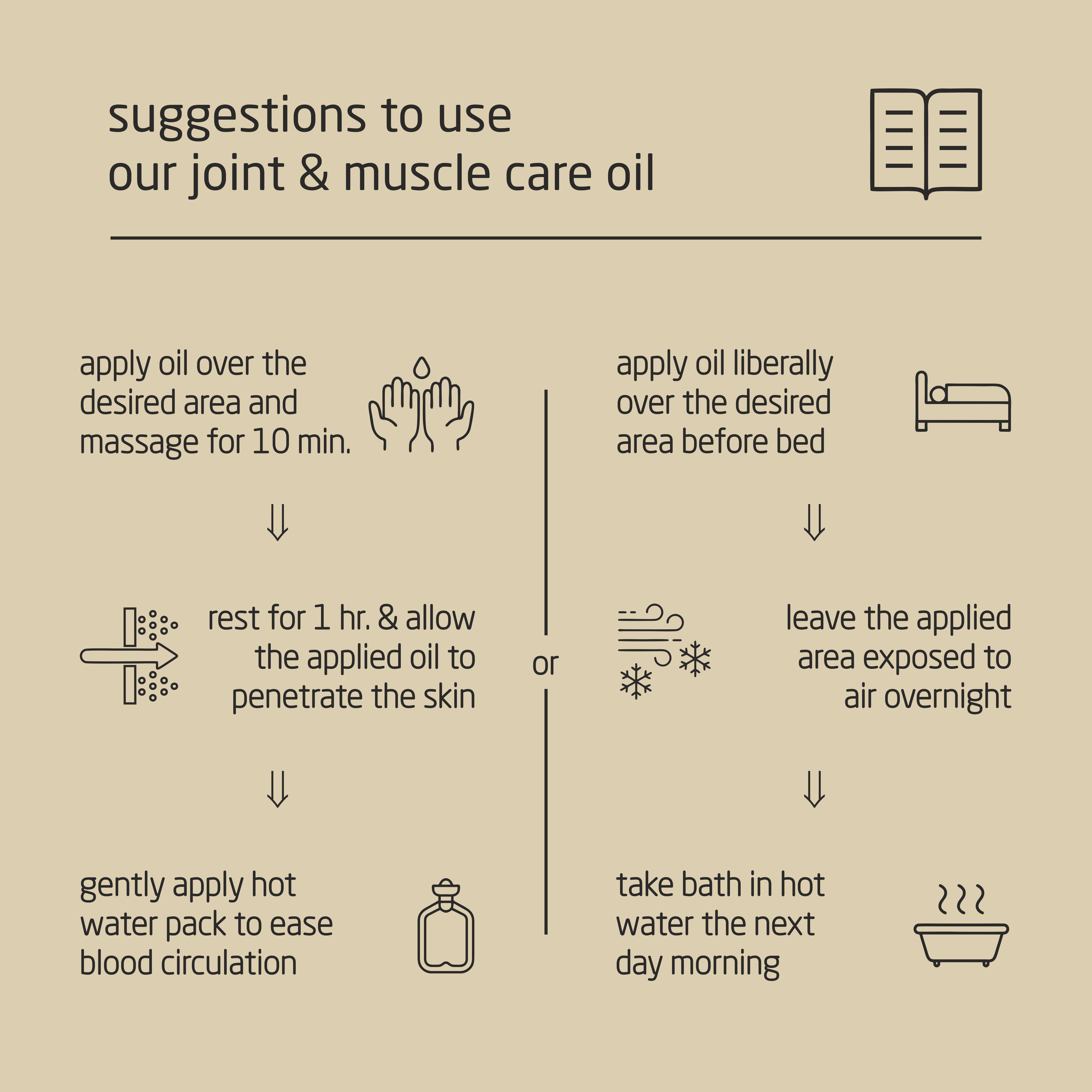 Premium Herbal Cold-Infused Joint & Muscle Care Oil - 100ml