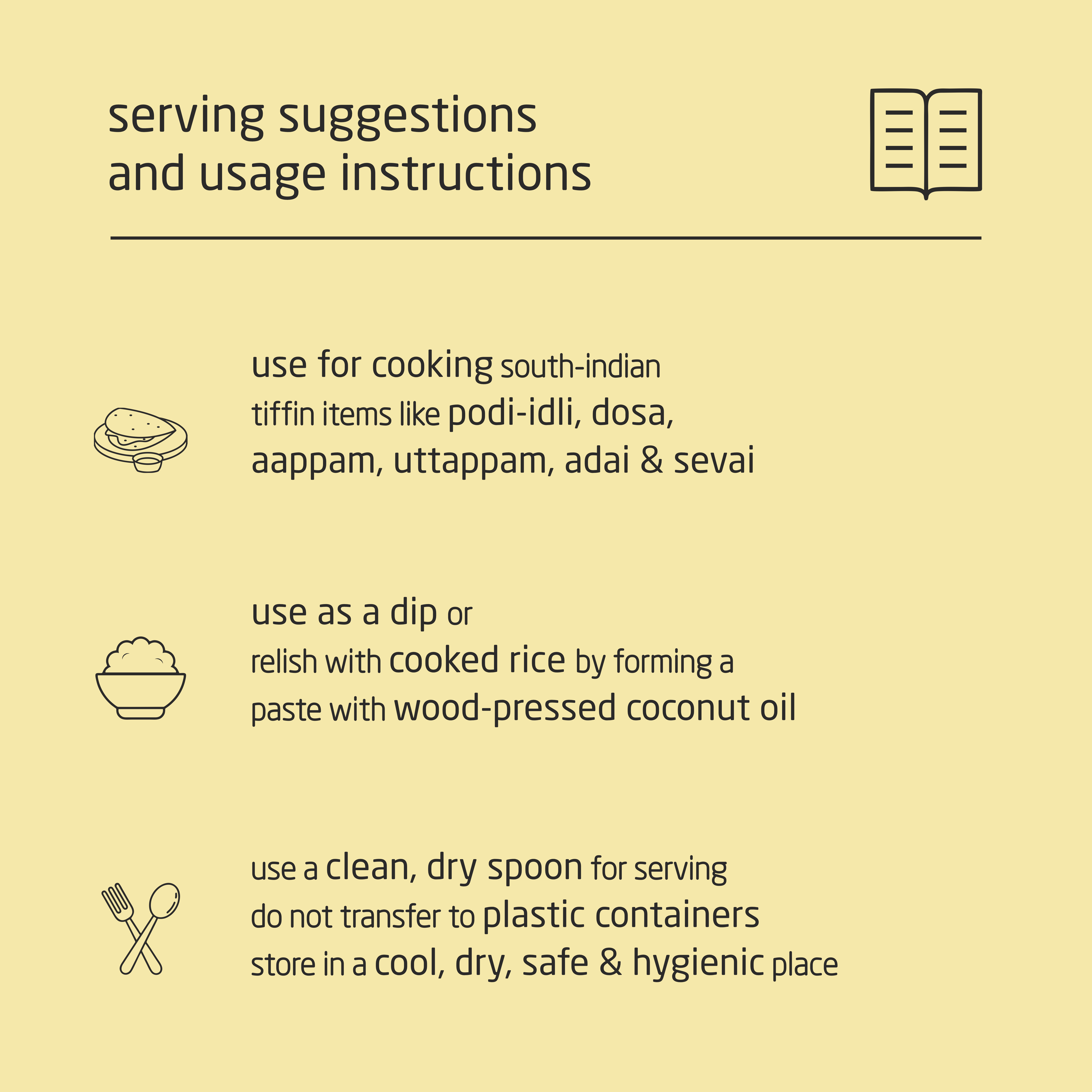 Premium Pepper Coconut Moong-Dal Idli Powder - 150g