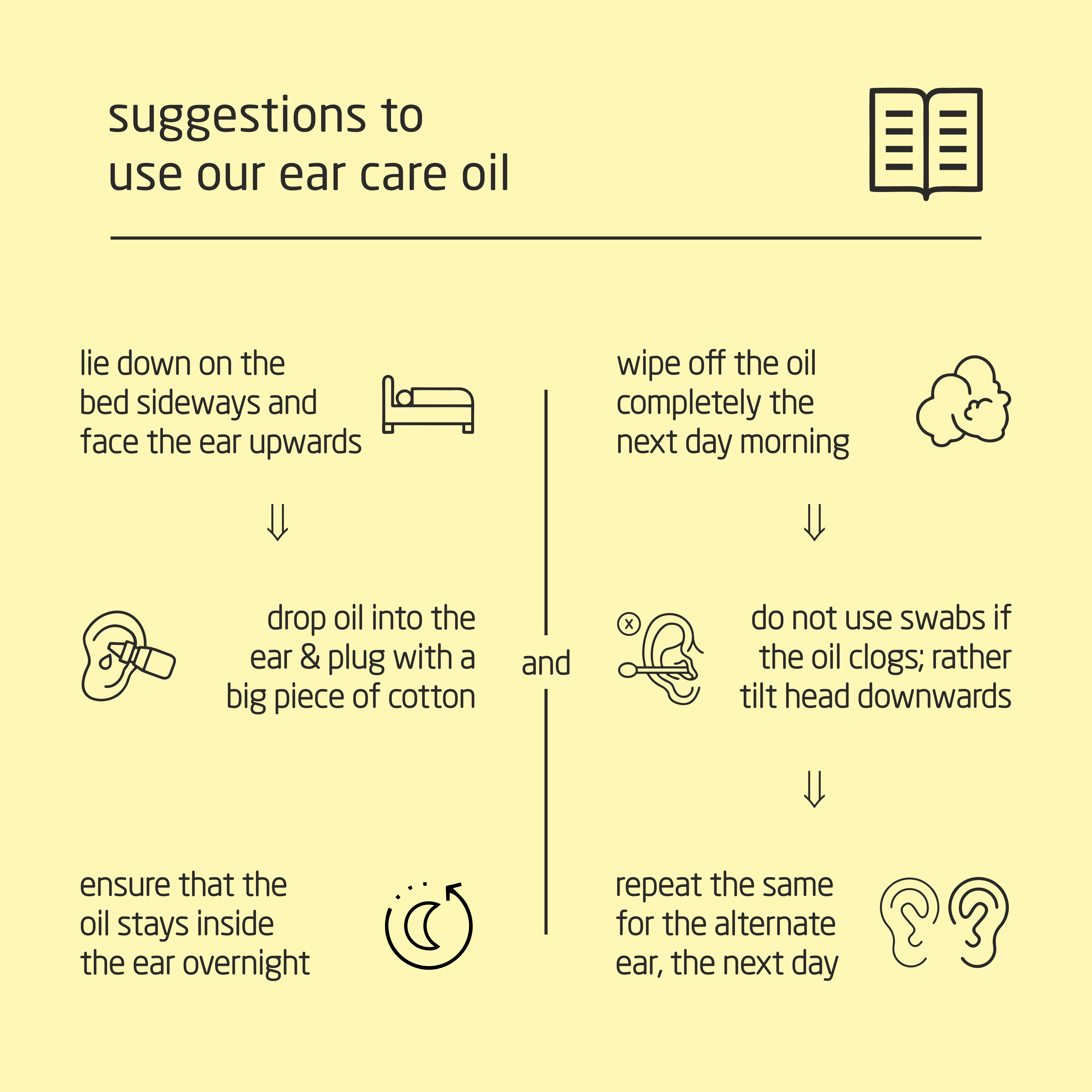 Premium Herbal Cold-Infused Ear Care Oil - 100ml