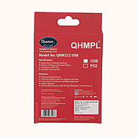 Open Box QUANTUM QHM222 Wired Optical Mouse