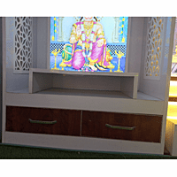 Hanuman Ji Mandir Printed on Acrylic with Storage Space | Sehrawat Brothers