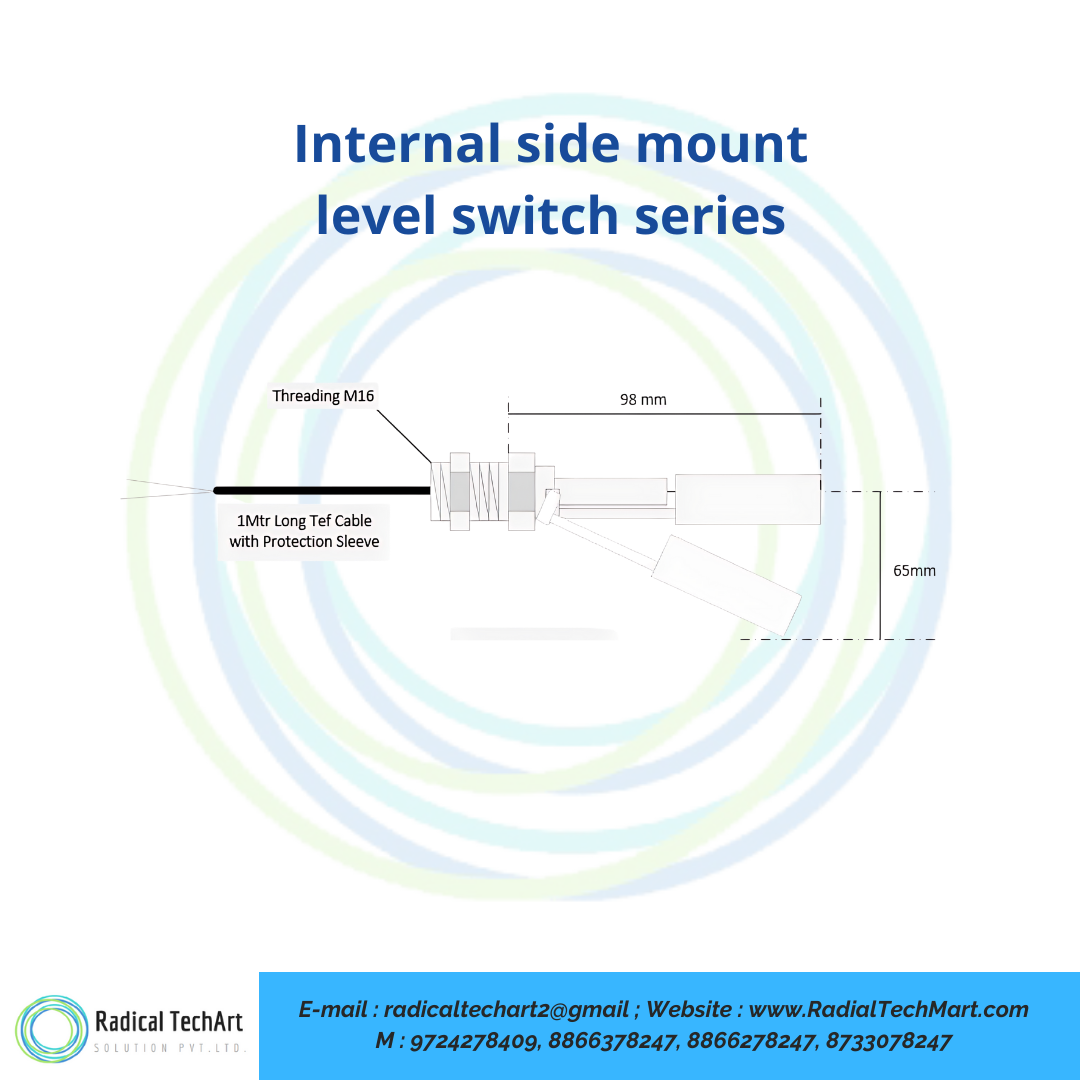 Internal side mount level switch series