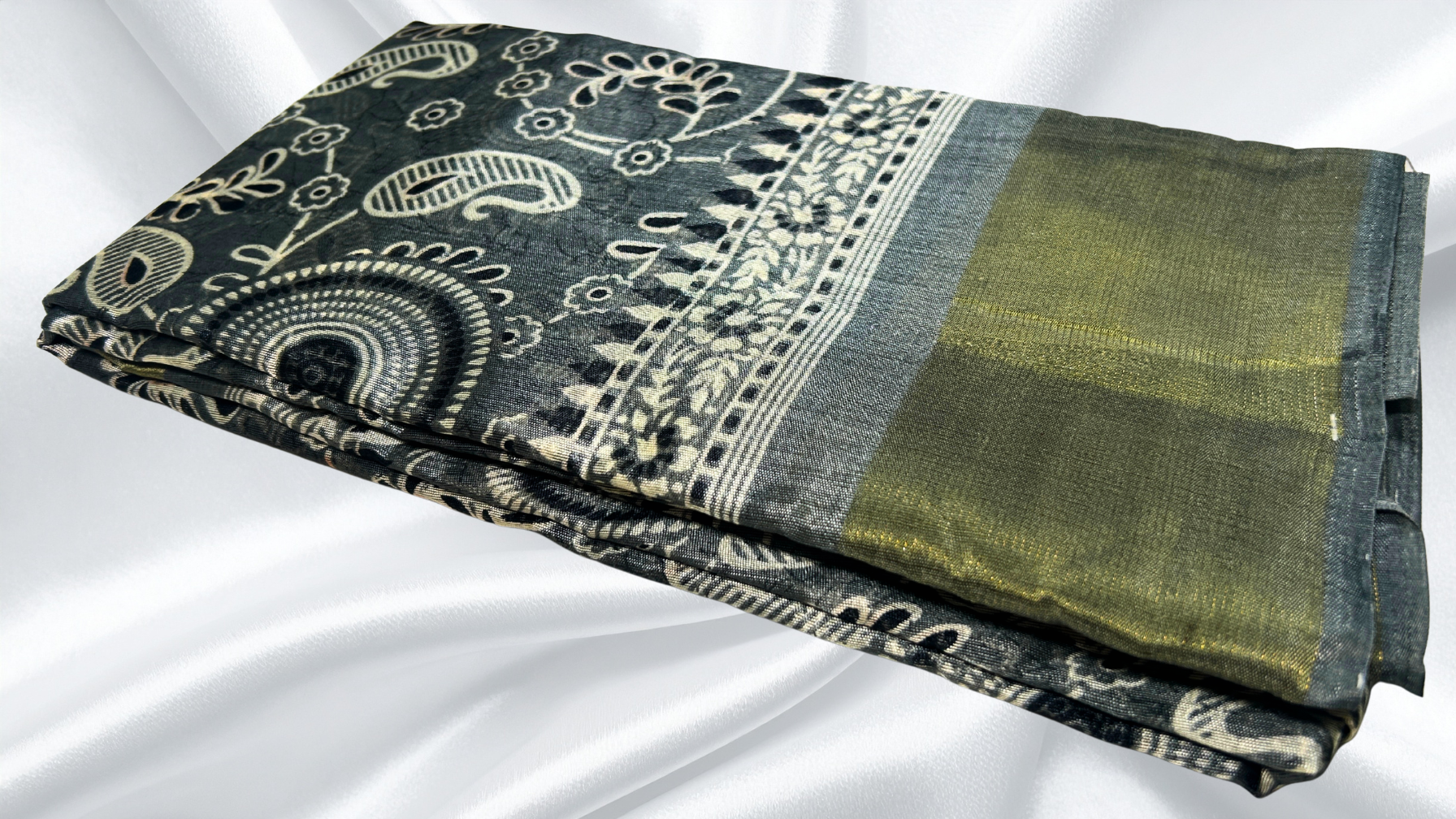 Zarina Pattu Soft Saree - Gray