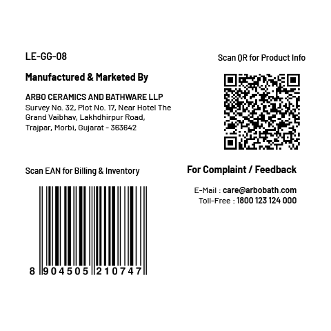 LE-GG-08 Toilet Paper Holder With Shelf (Glossy Gold Finish)