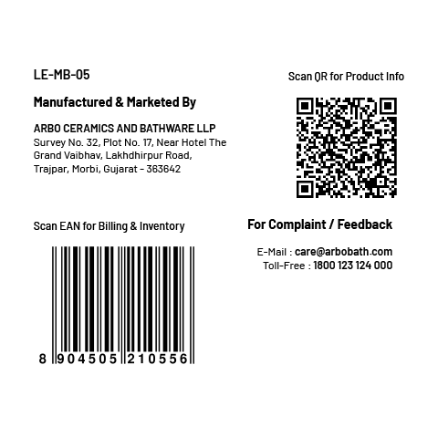 LE-MB-05 Robe Hook (Matt Black)