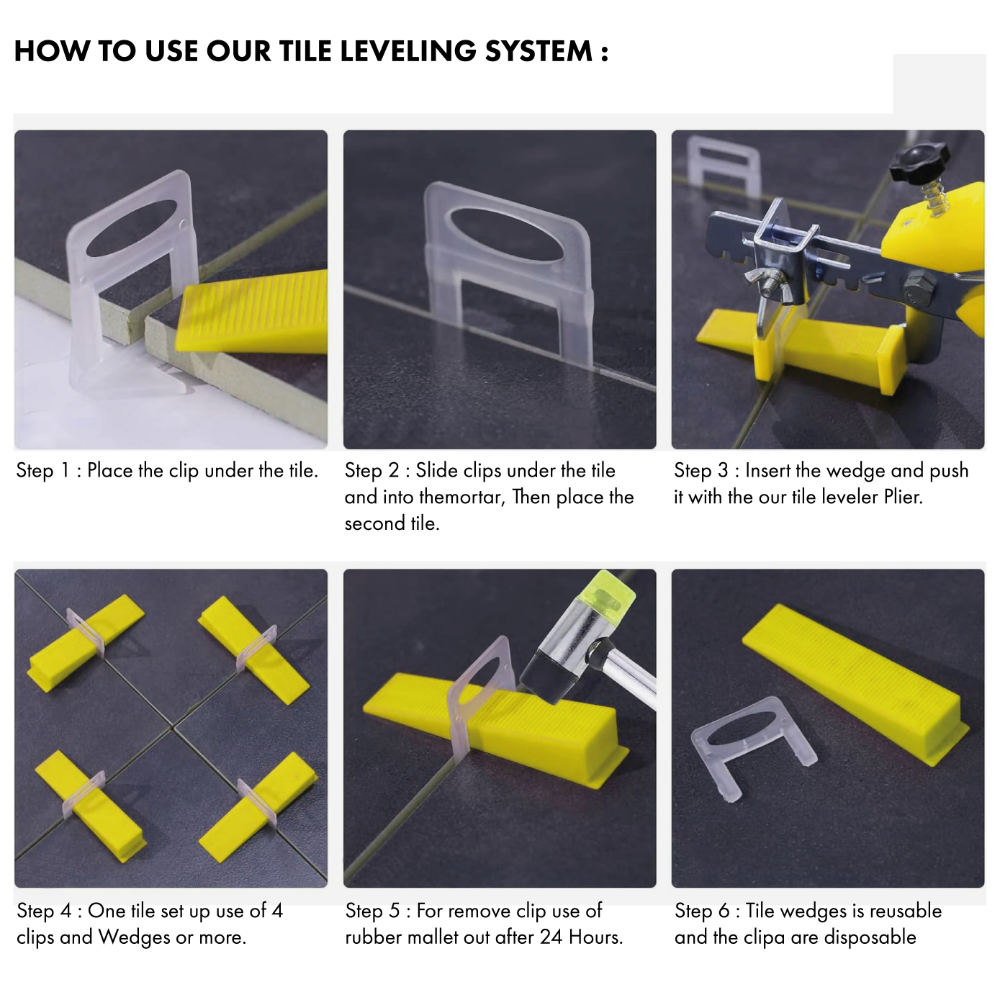 CL-3 Tile Levelling Clip 3mm (100 Pcs pkt.)