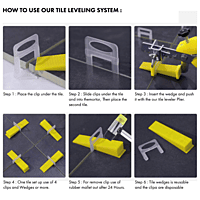 CL-1.5 Tile Levelling Clip 1.5mm (100 Pcs pkt.)
