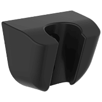 HF-MB-15 ABS Round Health Faucet With Hook & 1.2 Mtr. S.S. Tube (Black)