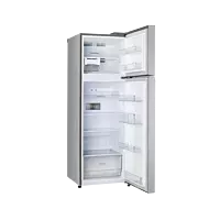 LG 272L Double Door Refrigerator, Convertible, Multi Air Flow, Shiny Steel, 2 Star
