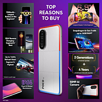 POCO M7 Plus 5G (Chrome Silver, 128 GB)  (8 GB RAM)