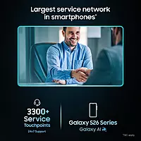 Samsung Galaxy S26 5G (Sky Blue, 12GB RAM, 256GB Storage)
