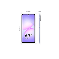 Samsung Galaxy A07 4G Smartphone (Light Voilet, 4GB RAM, 64GB Storage)