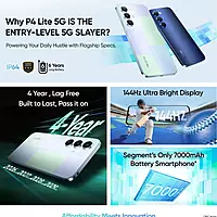 realme P4 Lite 5G (Mosaic Green, 128 GB) (4 GB RAM)