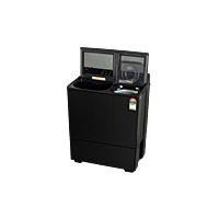 12 KG Washing Machine with Roller Jet Pulsator+, Wind Jet Dry+ , Dual Spin Shower, Onyx Black, 5 Star