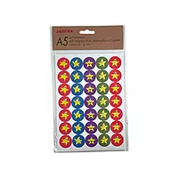Pack of 420 Motivational Assorted Merit Award Face 24mm Self-Adhesive Labels