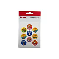 Pack of 27 Motivational Bugs 24mm Round Self-Adhesive Labels