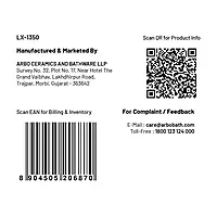 LX-1350 Wall Mixer With Connector For Hand Shower Arrangement With Connecting Legs, Wall Flange & Wall Bracket For Hand Shower