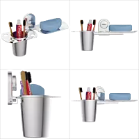 NE-10 Soap Dish With Tumbler Holder