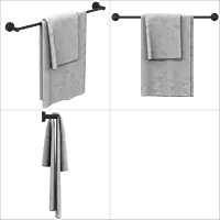 LE-MB-02 Towel Rod (Matt Black)