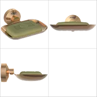 LE-RG-03 Soap Dish (Rose Gold Finish)