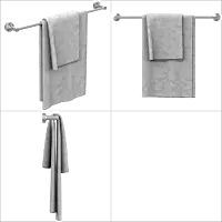 LE-02 Towel Rod (Chrome Finish)