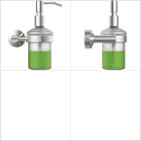 LE-06-Lexus Liquid Soap Dispenser With Brass Pump-Chrome