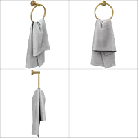 LE-GG-04 Napkin Ring (Glossy Gold Finish)