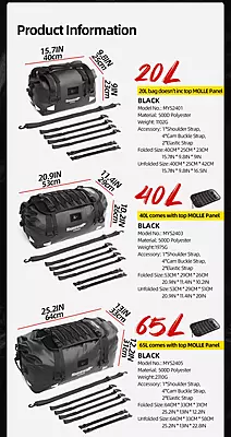 Rhinowalk Warrior Series X Waterproof Duffel Bag