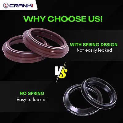 Crank1 CPF55-155 Fork Oil Seals Pair