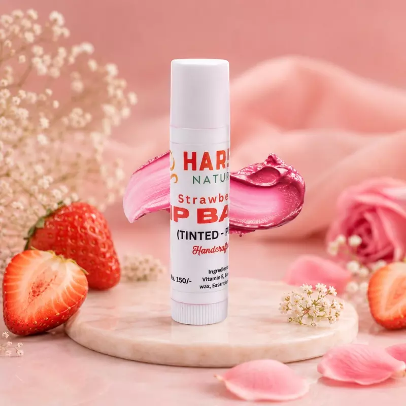 Harsha Naturals Lip Balm - Pink - Chopstick