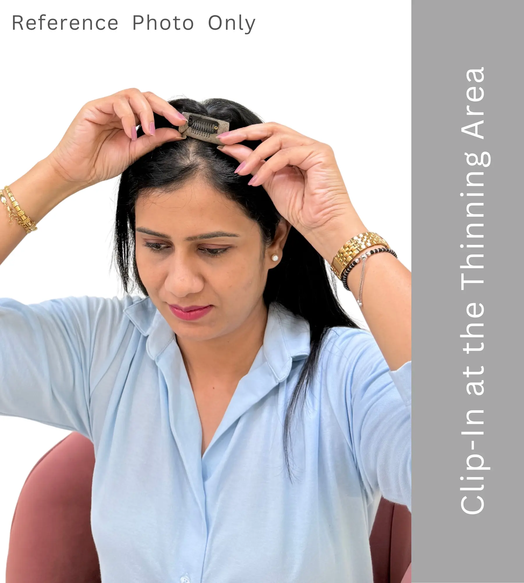 3X5 Grey Hair Topper