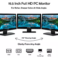19.5-Inch Touchscreen Monitor – HD IPS Display, USB-C Powered, Compact Design | SmartDeskPC