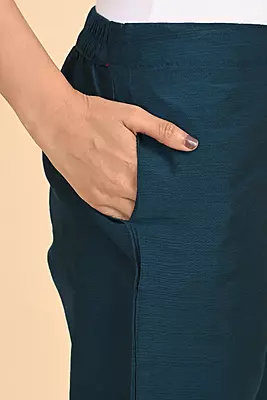 Women Ethnic Trousers - Blue