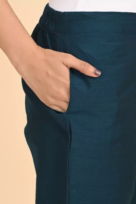 Women Ethnic Trousers - Blue