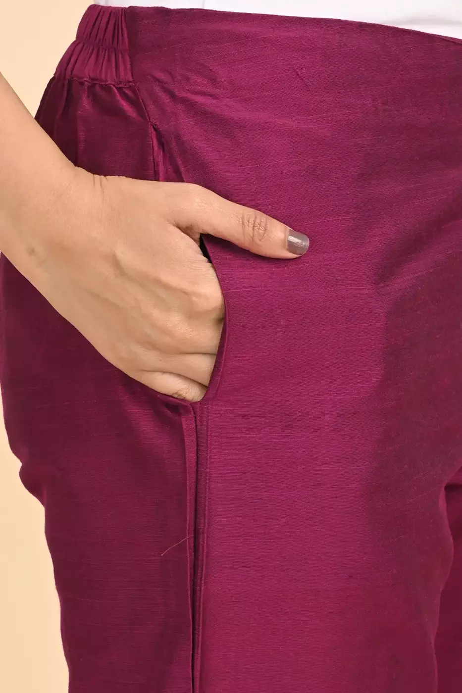 Women Ethnic Trousers - Pink